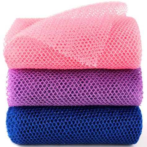 African Net Sponge, Body Exfoliating, Exfoliating Sponge, Body Sponge, Back Scrubber, Shower Sponge, Body Scrubber, Shower Skin Care, Bath Sponge