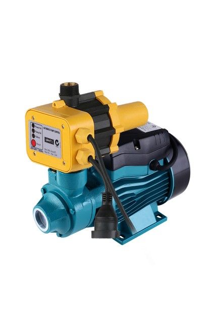 When low water pressure gets you down, power it up with our Peripheral Water Pump. Pumping out at a rate of 35L/min with a delivery head of 35m and suction up to 8m, it is the perfect solution where constant on-demand water pressure is needed at the open and close of any tap. Use it to pump your pool, increase water pressure in your pipes, water your gardens, irrigate, clean and more. The water pump features an IP-rated commercial copper motor, rust-resistant brass impeller, cast iron pump body, Electric Garden, Garden Farm, Low Water Pressure, Shower Cleaner, Pool Accessories, Water Pressure, Farm Gardens, Aroma Diffuser, Water Pump