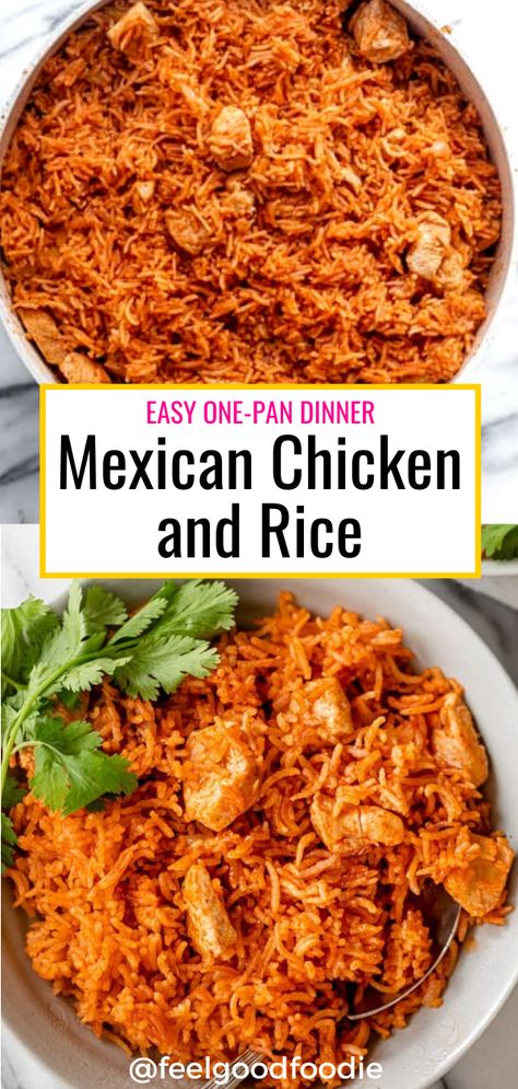 Chicken With Spanish Rice, Red Rice Recipe, Mexican Chicken And Rice, Pollo Recipe, Chicken And Rice Recipe, Spanish Rice Recipe, Mexican Rice Recipes, Chicken Rice Recipes, Easy Chicken And Rice