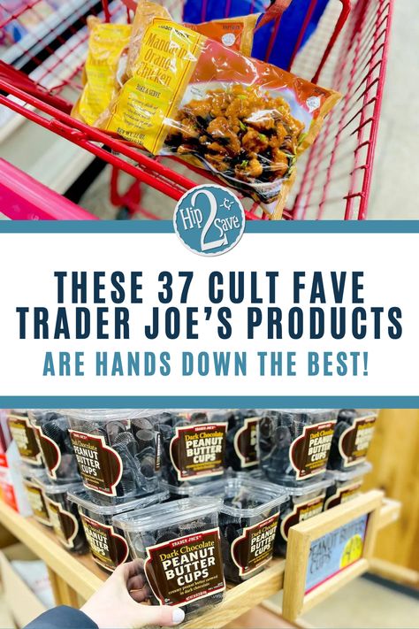 Here are the best Trader Joe's products to buy next time. These top cult-favorite Trader Joe's finds are loved by many. See what all the hype is about and try them for yourself! Best Trader Joe's Products, Best Foods From Trader Joes, Trader Joe’s For Diabetics, Best Finds At Trader Joes, Best Trader Joe’s Recipes, Trader Joe Shopping List, Trader Joes 21 Seasoning Salute Recipe, Trader Joes Finger Food, Trader Joe Snacks Healthy