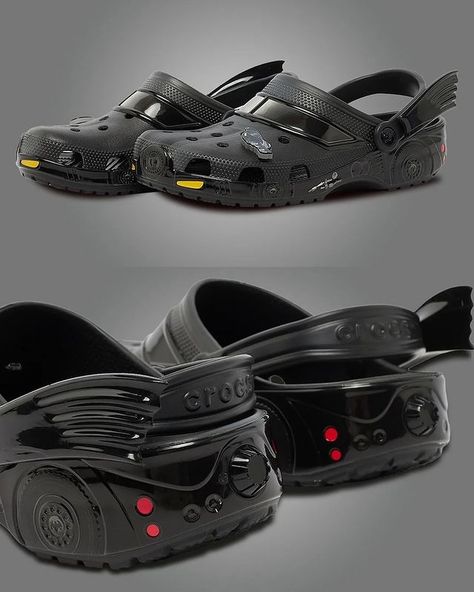 Get ready to rev up your style with the upcoming @batman x @crocs Classic Clog Batmobile. This unique collaboration features a Batmobile-inspired design on Crocs’ iconic clog silhouette, blending playful elements with the comfort you expect. Perfect for fans of both Batman and casual footwear, these clogs are set to make a statement. Cop or Drop ⁉️ — Follow: @trendsetterstyle_ for Daily Fashion/Streetwear News, Trends, Drops & More!! - #BatmanxCrocs #ClassicClog #Batmobile #Crocs #Footwea... Batman Crocs, Crocs Outfit, Crocs Classic Clogs, Casual Footwear, Fashion Streetwear, Cute Shoes, Daily Fashion, Trend Setter, Streetwear Fashion