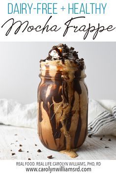 Mocha Frappe Recipe, Cappuccino Recipe, Dairy Free Coffee, Chocolate Almond Milk, Frappe Recipe, Mocha Recipe, Mocha Frappe, Frappuccino Recipe, Vegan Drinks