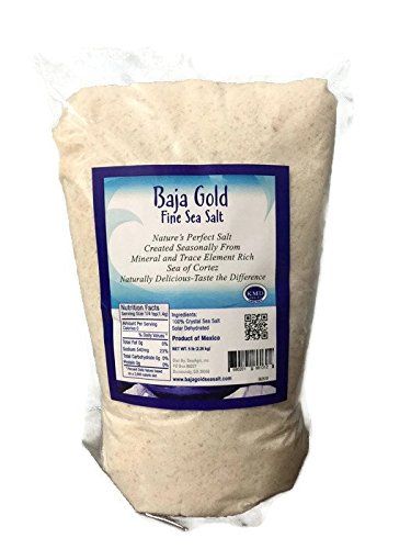 Amazon.com : Baja Gold Sea Salt Fine 5 Pound Highest Mineralized Salt Kosher All Natural Healthy Low Sodium Culinary Use Pickle Preserve Ferment Brine Baking Finishing Salt : Grocery & Gourmet Food Salt Substitute, Finishing Salt, Nourishing Traditions, Mineral Salt, Hydrating Drinks, Buying Groceries, Food Pantry, Low Sodium, Candy Recipes