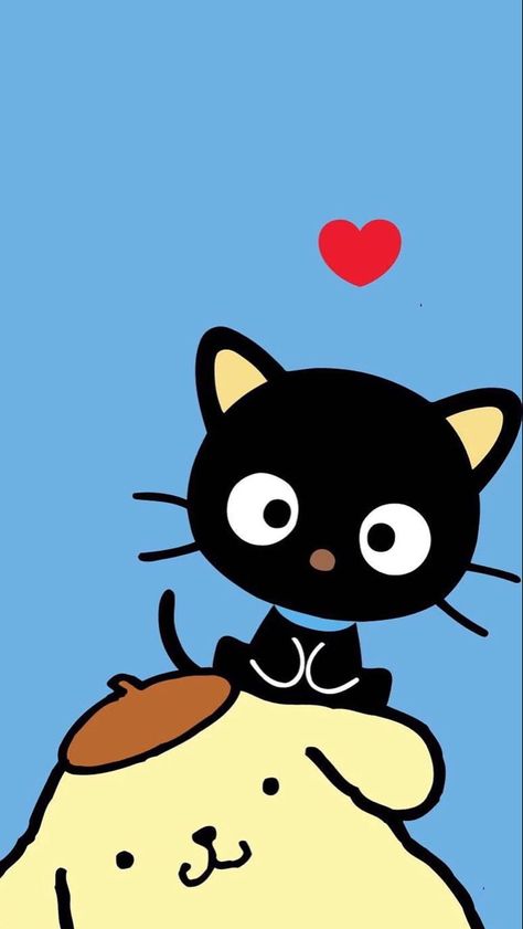 Chococat And Pompompurin, Choco Cat Wallpaper, Choco Cat, Wallpaper Sanrio, Hello Kitty Stickers, Hello Kitty Imagenes, Hello Kitty Wallpaper Hd, Iphone Wallpaper Classy, Hello Kitty Images