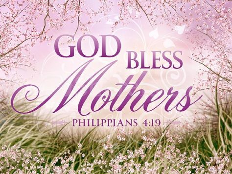 Mother's Day is a wonderful opportunity for us to thank our mothers. It is also a perfect time to thank God for giving us mothers. Finally, it is a time to ask God to bless our mothers. "God Bless Mothers" is the theme of this mother's day PowerPoint sermon. #Sharefaith #MothersDay #Motherhood #Faith #ChurchMedia #Spring The Words, God Bless, Mother's Day, Mothers Day, Purple, Quotes, Flowers, Pink, White