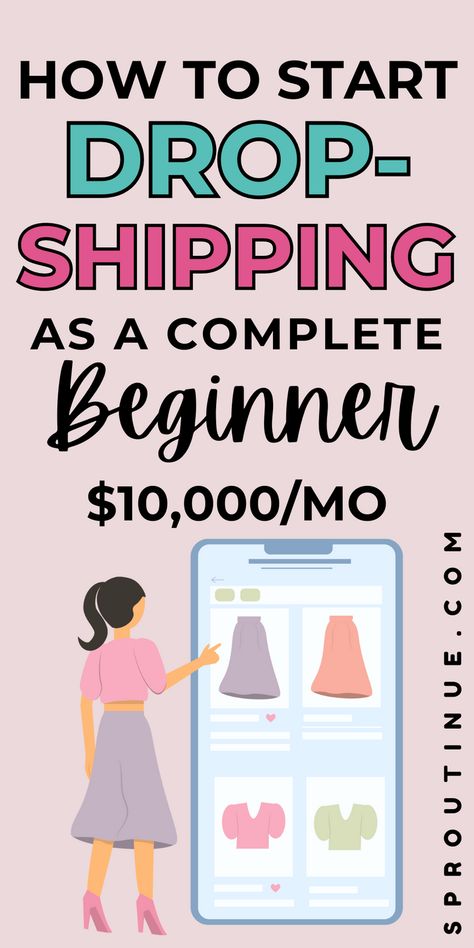 Are you a beginner looking to get into dropshipping but don't know where to start? Here's how to make money dropshipping as a complete beginner. Start Dropshipping Business, Drop Shipping Business For Beginners Amazon, How To Start Dropshipping For Free, How To Start A Drop Shipping Business, How To Dropship With No Money, How To Dropship, What Is Dropshipping, How To Start Dropshipping Business, How To Start Dropshipping