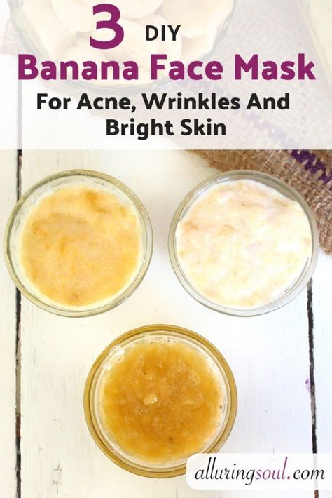 Banana face mask Face Mask Skincare, Face Mask For Acne, Banana Mask, Mask For Acne, Banana Face Mask, Mask Skincare, Acne Face Mask, Face Mask Recipe, Face Acne