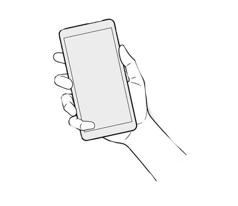 Drawing Of Someone Holding A Phone, Person Texting On Phone Reference, Person On The Phone Drawing, How To Draw Someone Holding A Phone, Phone On Table Drawing, Looking At Phone Drawing Reference, Phone Pose Reference Drawing, Phone In Hand Reference, On The Phone Drawing Reference