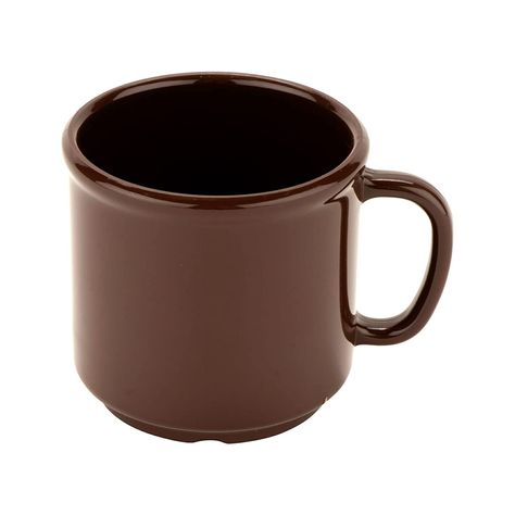 Amazon.com: GET Shatter-Resistant Coffe Mug, 12 Ounce, Brown (Set of 4) : Home & Kitchen Plastic Coffee Cup, Brown Mug, Plastic Coffee Cups, Brown Mugs, Bar Set Up, Brown Coffee, Christmas Coffee, Cups And Mugs, Mugs Set