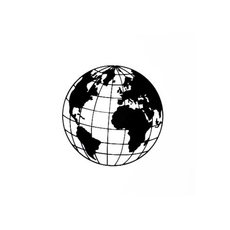 Earth Globe Aesthetic, Globe Black And White, Earth Black And White, Earth Silhouette, Shadow Tattoo, Earth Tattoo, Tatuagem Masculina Pequena, Earth Drawings, Earth Illustration