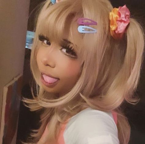 Gyaru, Blonde Hair, Blonde, Makeup, Hair, Pink, On Instagram, Instagram, Make Up