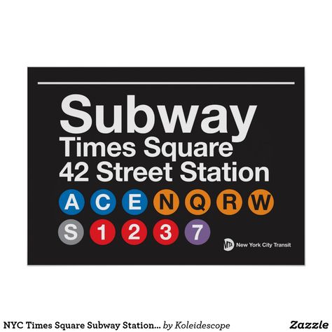 NYC Times Square Subway Station Sign Metro Nyc, Subway Poster, Ny Subway, New York Theme, Subway Sign, Metro Subway, Nyc Times Square, Subway Station, New York Subway