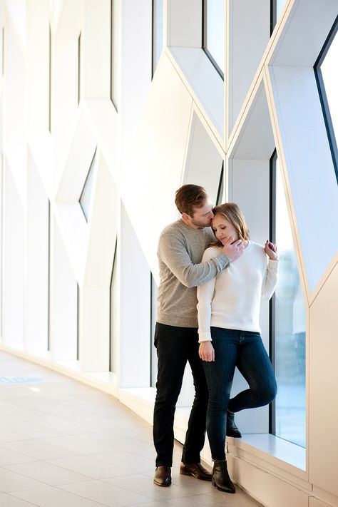 Library Photoshoot, Prewedding Photoshoot, Romantic Proposal, Central Library, Unique Architecture, Winter Engagement, Location Photography, Photo Location, Photo Library