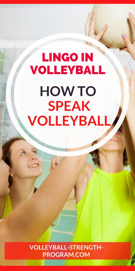 Lingo in Volleyball & How to Speak the Language Volleyball Terms And Meanings, Volleyball Fundamentals, Volleyball Terminology, Volleyball Terms, Volleyball Practice Plans, Volleyball Rules, Volleyball T Shirt Designs, Volleyball Team Bonding, Volleyball Coaching