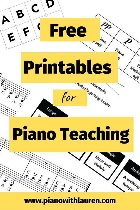 Learn To Read Music Piano, Learning Music Notes Piano, Reading Piano Music For Beginners, Free Beginner Piano Sheet Music Printables, Piano Scales Free Printable, Piano Lesson Printables, Piano Music Beginners, Beginner Piano Theory Worksheets, Piano Cheat Sheet Free Printable