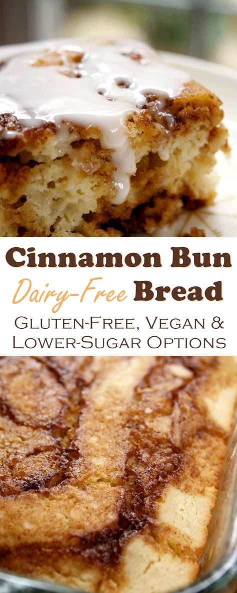 Cinnamon Bun Bread, Bun Bread, Glutenfri Baking, Low Sugar Treats, Dessert Sans Gluten, Kolaci I Torte, Brownie Desserts, Rich Desserts, Cinnamon Bun