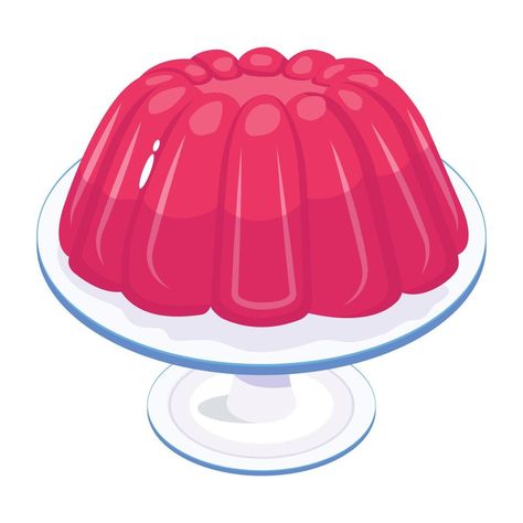 Sweet Jelly Pudding Jelly Cartoon, Gacha Food, Jelly Pudding, Cute Mobile Wallpapers, Cute Clipart, Mobile Wallpaper, The Sweet, Vector Design, Jelly