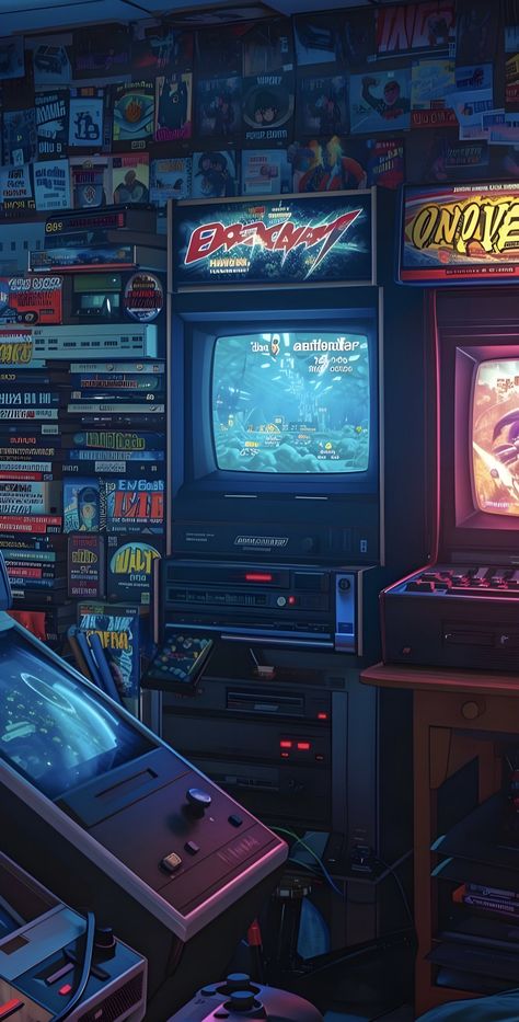 Home Screen Wallpaper Hd, Glow Art, Retro Arcade Games, Graffiti Wallpaper Iphone, Rim Light, Retro Arcade, Arcade Machine, Lighting Setups, Gaming Wallpapers