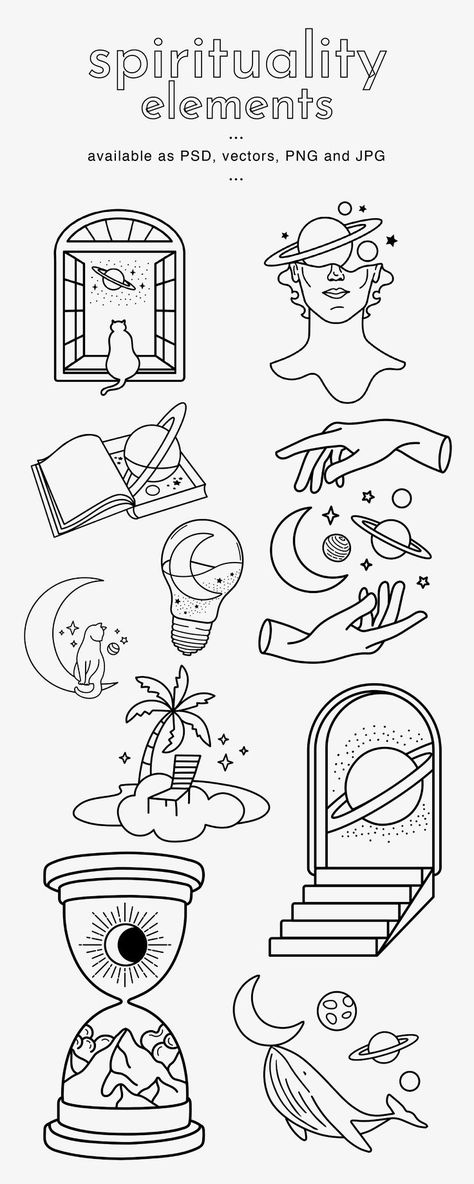 Occult Line Art, Spiritual Embroidery Design, Mystical Line Art, Easy Celestial Drawing, Celestial Flash Tattoo, Spiritual Doodles Art Journaling, Celestial Drawing Ideas, Oracle Drawing, Celestial Doodles