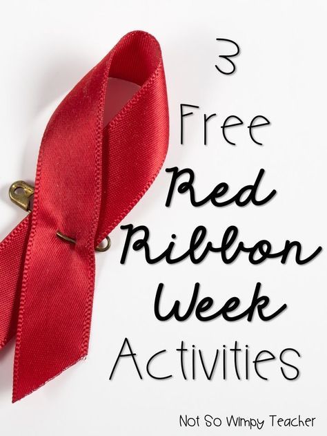 Red Ribbon Week Activities, Pta Programs, Hospitality Ideas, Heart Project, Teaching Freebies, Brag Tags, Red Ribbon Week, Elementary Counseling, Maple Ridge