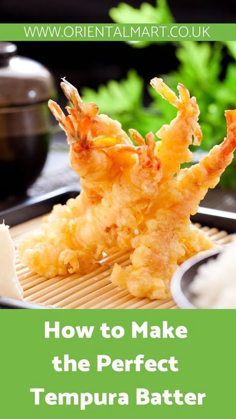 Japanese Food Ideas, Tempura Fish, Tempura Recipe, Tempura Batter, Batter Recipe, Best Seafood Recipes, Shrimp Recipes For Dinner, Sushi Recipes, Chinese Cooking