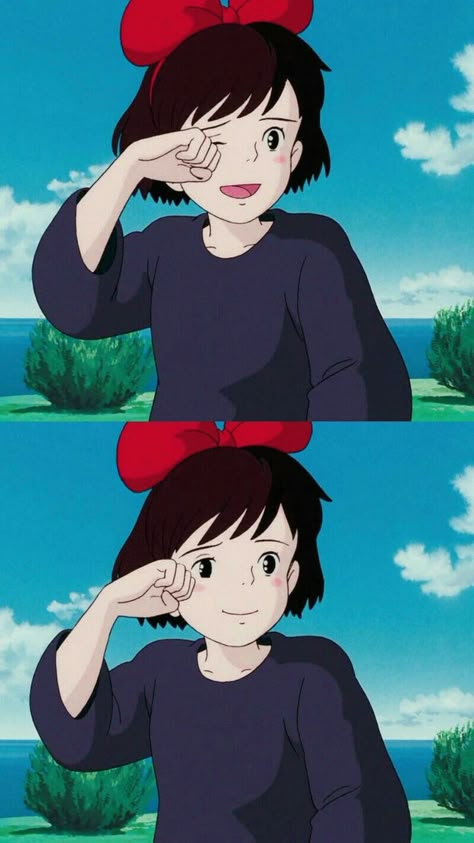 Ghibli Kiki, Studio Ghibli Kiki's Delivery Service, Ghibli Kiki's Delivery Service, Hayao Miyazaki Art, Miyazaki Art, Studio Ghibli Fanart, Ghibli Studio, Japanese Animated Movies, Ghibli Artwork