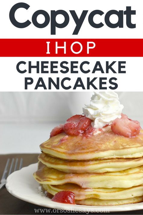 Pancakes Pictures, Ihop Pancake Recipe Copycat, Pancakes Ihop, I Hop Pancake Recipe, Recipe Pancakes, Ihop Pancakes, Cheesecake Pancakes, Copycat Food, Buckwheat Cake