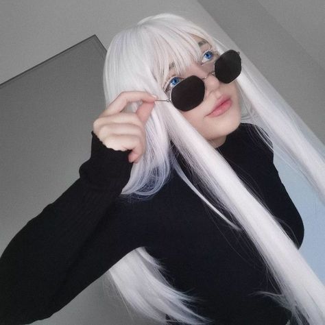 Female Gojo Satoru Cosplay, Female Choso Cosplay, Fem Gojo Cosplay, Choso Cosplay Fem, Gojo Cosplay Girl, Female Gojo Cosplay, Fem Gojo Satoru, Fem Gojo, Female Gojo