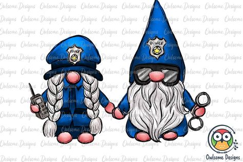 Gnome Projects, Police Png, Gnome Wallpaper, Sublimation Images, Frame Artwork, Gnome Patterns, Gift Items, Png Design, Free Giveaway