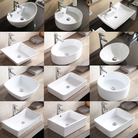 Sink Bowls, Design Interior Baie, Bathroom Sink Bowls, Toilet And Bathroom Design, Ceramic Bathroom Sink, Washbasin Design, Washroom Design, Sink Basin, Decor Baie