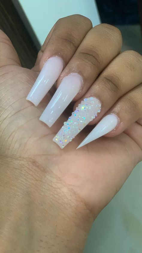 Acrylic Coffin Nails, Nail Art Inspo, Hoco Nails, Long Acrylic Nail Designs, Drip Nails, Homecoming Nails Acrylic, White Acrylic Nails, Classy Acrylic Nails, Short Square Acrylic Nails