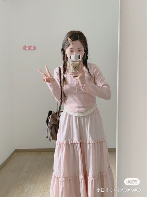 Sawako Fits, Igari Fashion, Estilo Coquette, Shoujo Girl, Sweet Outfits, Outfit Modest, Fits Ideas, Outfits Modest, Swaggy Outfits