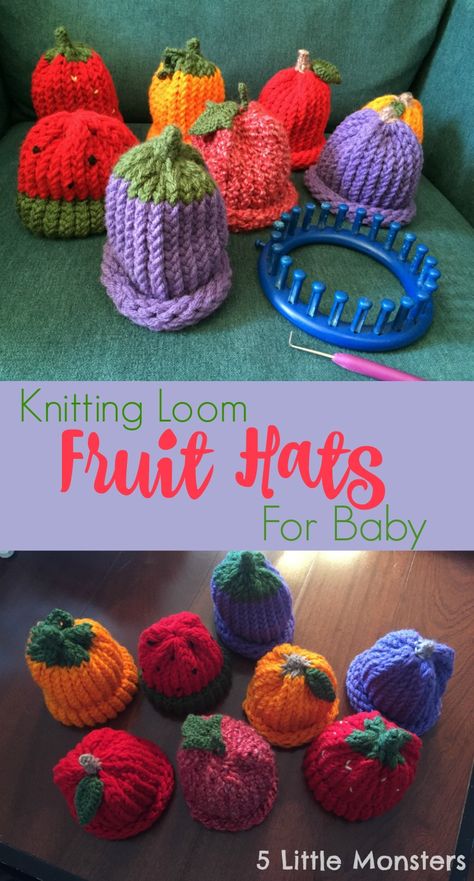 Loom Knitting Patterns Hat, Tricotin Long, Loom Knitting For Beginners, Round Loom Knitting, Circle Loom, Loom Hats, Loom Knitting Tutorial, Loom Knit Hat, Loom Knitting Stitches