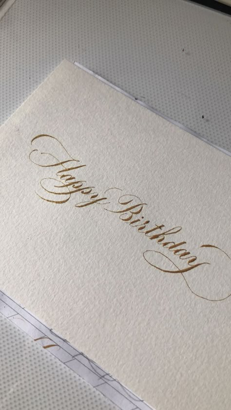 Happy Bday Calligraphy, Lettering Styles Alphabet Calligraphy, Happy Birthday Handwriting, Happy Birthday Writing Style, Calligraphy Happy Birthday, Calligraphy Birthday Card, Teacher Birthday Card, Birthday Calligraphy, Calligraphy Writing Styles