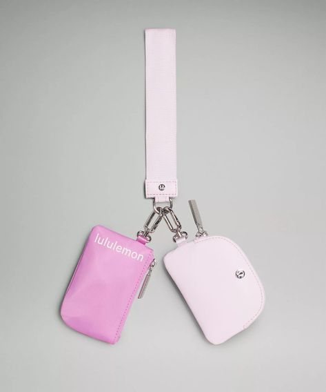 Dual Pouch Wristlet | Lululemon (US) Lululemon Dual Pouch Wristlet, Lululemon Dual Pouch, Dual Pouch Wristlet, Lululemon Bags, Pink Wristlet, Black Wristlet, Phone Purse, Birthday Wishlist, Essential Bag