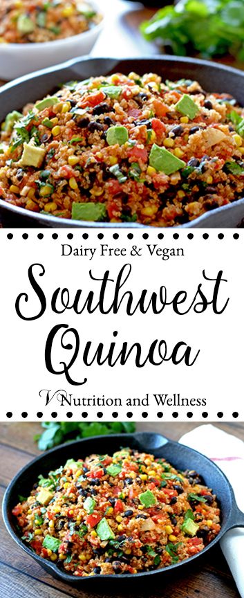 Quinoa Recipes Healthy Easy, Southwest Quinoa, Veggie Meal, Quinoa Recipes Healthy, Quinoa Dishes, Healthy Quinoa, Avocado Quinoa, Quinoa Recipe, Healthy Diets