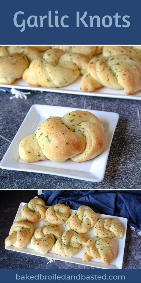 Homemade Bread Breadmaker, Garlic Knots In Bread Machine, Bread Machine Garlic Rolls, Bread Machine Ideas, Bread Maker Garlic Knots, Bread Machine Rolls Dough, Bead Machine Recipes, Bread Machine Garlic Knots, Garlic Knots Bread Machine