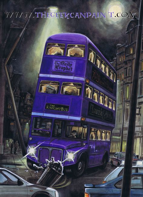 Book 3, Ch. 03 Harry Potter Knight Bus, Knight Bus, Bus Drawing, Hp Quotes, Reading Chairs, Hp Book, Harry Potter Art Drawings, Harry Potter Painting, Bus Art