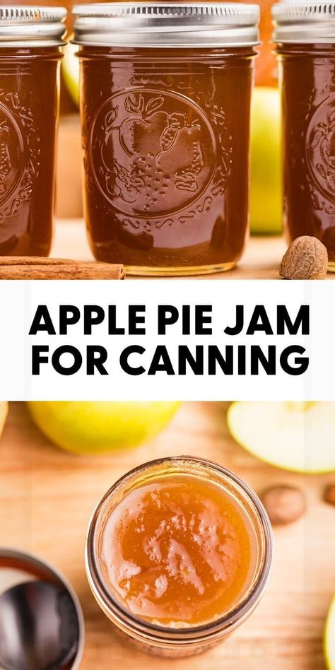 This Apple Pie Jam brings together the best of fall spices and fresh apples. Perfect for breakfast or as a thoughtful homemade gift! Apple Pie Jam, Autumn Foods, Canning Apples, Pressure Canning Recipes, Homemade Apple Pie, Vanilla Bean Powder, Classic Apple Pie, Apple Jam, Mexican Christmas