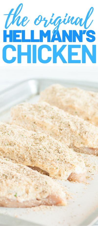 Easiest crusted chicken made with Hellmann's mayo. Easy chicken recipe. Mayonnaise Chicken, Parmesan Crusted Chicken Recipe, Mayo Chicken, Chicken Boneless Breast Recipes, Chicken Strip Recipes, Crusted Chicken Recipes, Easy Chicken Recipe, Baked Chicken With Mayo, Chicken Dip Recipe