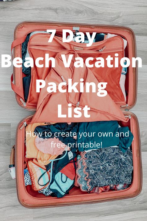 What To Pack For One Week Vacation, Packing List For A Week At The Beach, 2 Week Summer Vacation Packing List, How To Pack For Vacation 1 Week Beach, How To Pack For A Week At The Beach, Packing For 1 Week Beach Vacation, Week Long Beach Packing List, How Much To Pack For A Week Vacations, How To Pack Light For Beach Vacation