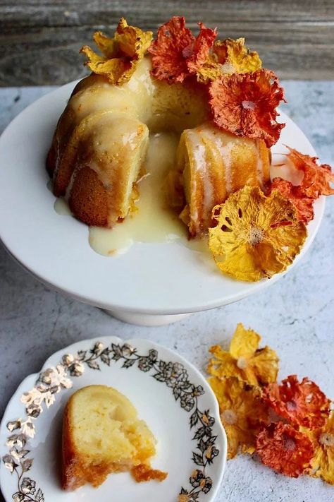 Orange Pineapple Bundt Cake | Zheelicious Pineapple Bundt Cake Recipe, Pineapple Bundt Cake, Pineapple Juice Cake, Orange Pineapple Cake, Orange Juice Cake, Coconut Cream Cheese Frosting, Orange Bundt Cake, Pineapple Ice Cream, Pineapple Glaze