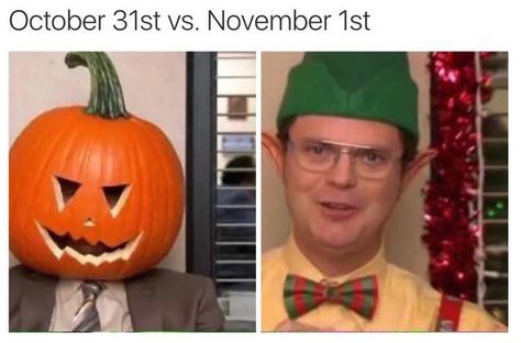 Halloween is over. It’s time to focus on the next big holiday… | 17 Pictures You'll Only Appreciate If You're Ready For Christmas Halloween Meme, Christmas Memes Funny, Halloween Memes, Christmas Memes, And So It Begins, Memes Of The Day, Halloween 2019, Memes Humor, Komik Internet Fenomenleri