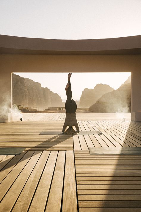 Gallery | Habitas Branded Residence, Zen Gym, Habitas Alula, Sunset Interior, Alula Saudi Arabia, Zen Place, Desert Resort, Luxury Wellness, Yoga Aesthetic