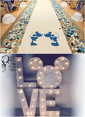 Disney Wedding Decoration Ideas Disney Rehearsal Dinner Ideas, Mickey Minnie Wedding, Subtle Disney Bridal Shower Ideas, Disney Engagement Party Ideas, Disney Themed Bridal Shower Decorations, Mickey And Minnie Wedding Theme, Diy Disney Wedding Decorations, Elegant Disney Bridal Shower Ideas, Disney Bridal Shower Ideas Decoration