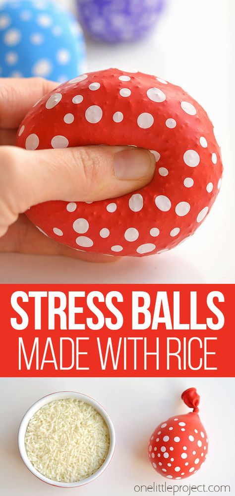 Diy Stressball, Polka Dot Balloons, Sensory Crafts, Sensory Activity, Balloon Crafts, Activities For Teens, Crafts For Seniors, Simple Craft, Camping Crafts