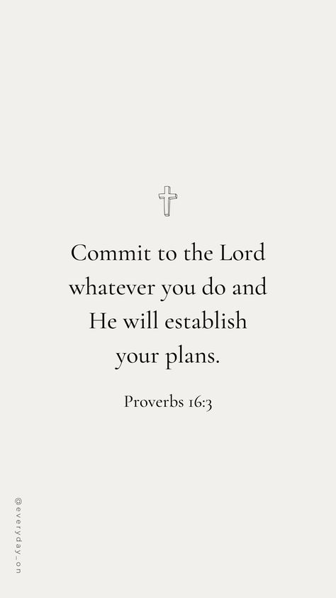 Short Bible Quotes, Gods Plan Quotes, Proverbs 16 3, Motivational Bible Verses, Gospel Quotes, Bible Verse Background, Comforting Bible Verses, Powerful Bible Verses, Christian Quotes God