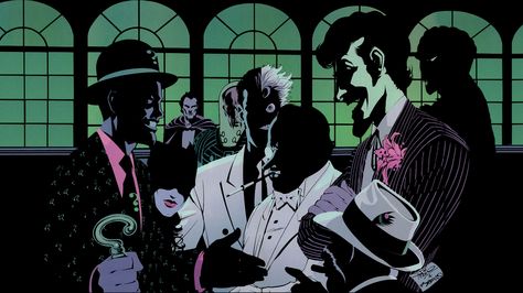 Batman Villains Jim Aparo Joker Two-Face Riddler Penguin First Batman, Batman Villains, Gotham Knights, Gotham Villains, Killer Croc, Bruce Timm, Dc Villains, Batman Wallpaper, Batman Universe