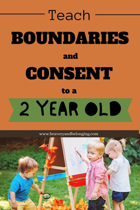 Teach Boundaries and Consent to a 2 year old. Image of 2 year olds playing together outside. Boundaries Activities For Preschool, Stranger Danger Lessons, Boundaries Activities, Positive Parenting Advice, Behavior Plan, Teaching Babies, Mental Health Education, Mental Health Activities, Lesson Plans For Toddlers