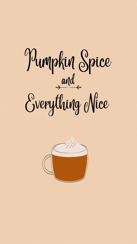 Cute Fall Wallpaper Aesthetic November, Fall Wallpaper Pumpkin Spice, Cute Fall Sayings Wallpaper, It’s Fall Y’all Wallpaper, Thanks Giving Backgrounds Aesthetic, Fall Themed Wallpapers Aesthetic, Fall Themed Backgrounds Iphone, Pumpkin Spice Background, Pumpkin Spice Wallpaper Iphone